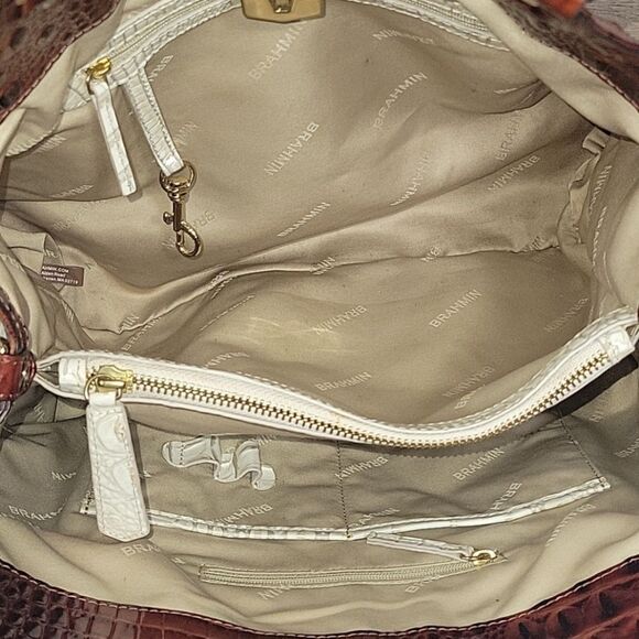 BRAHMIN ELISA PEARL HOBO SATCHEL - Picture 7 of 8